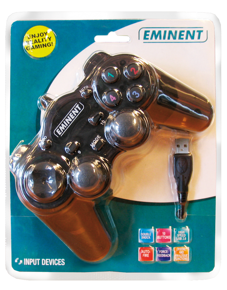 Gamepad Dual Shock USB Ewent EW3170