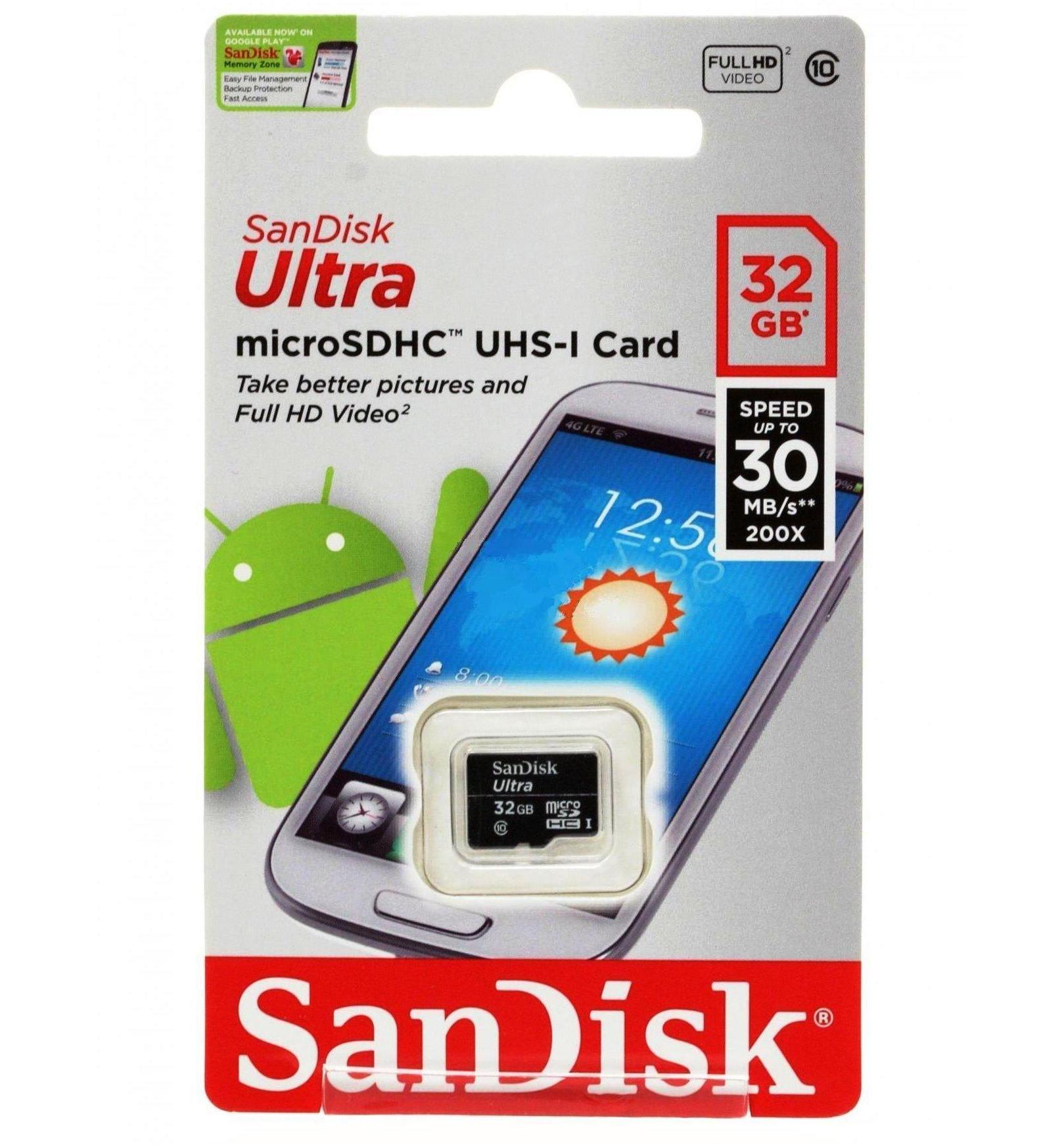 SanDisk Ultra Micro SD HC UHS-I Card 32GB
