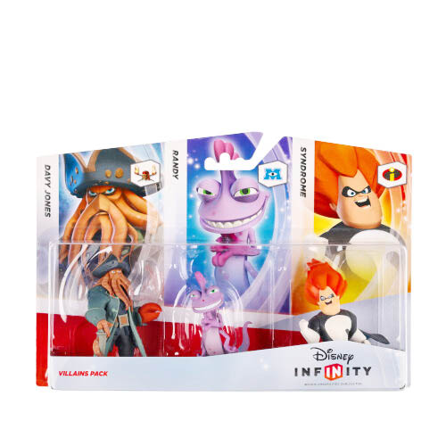 Disney Infinity Pack 3 Figuras Davy Jones, Randy, Syndrome