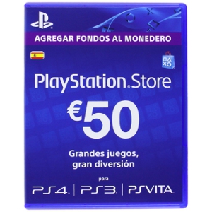 Tarjeta Prepago Play Station Network 50 Euros