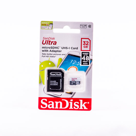 SanDisk Ultra Micro SD HC UHS-I Card 32GB C/A